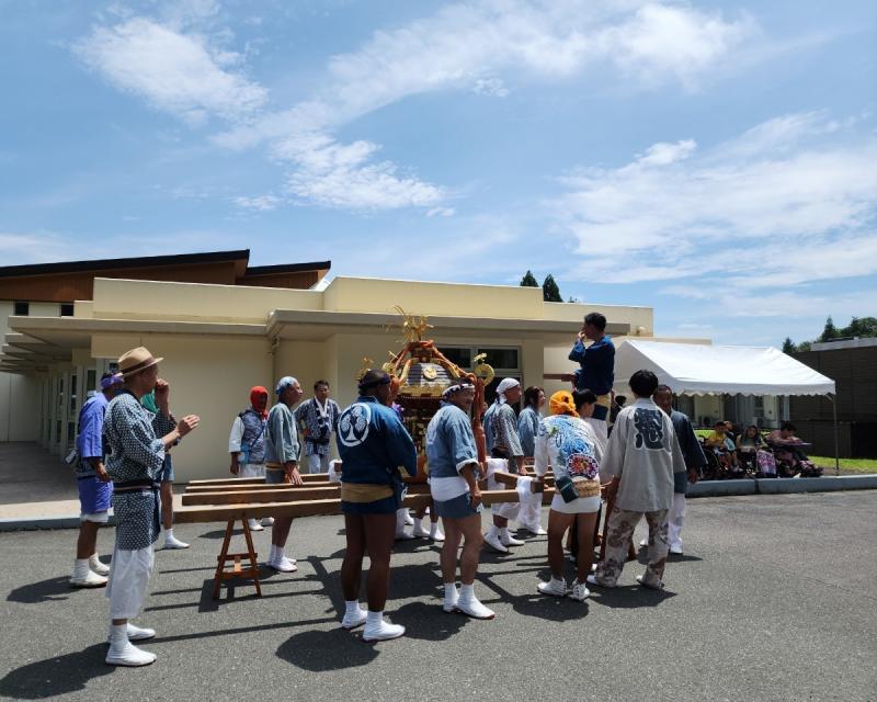 これからお神輿が始まります‼