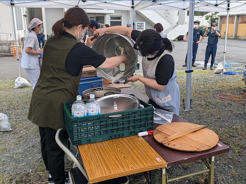 慣れない環境での調理