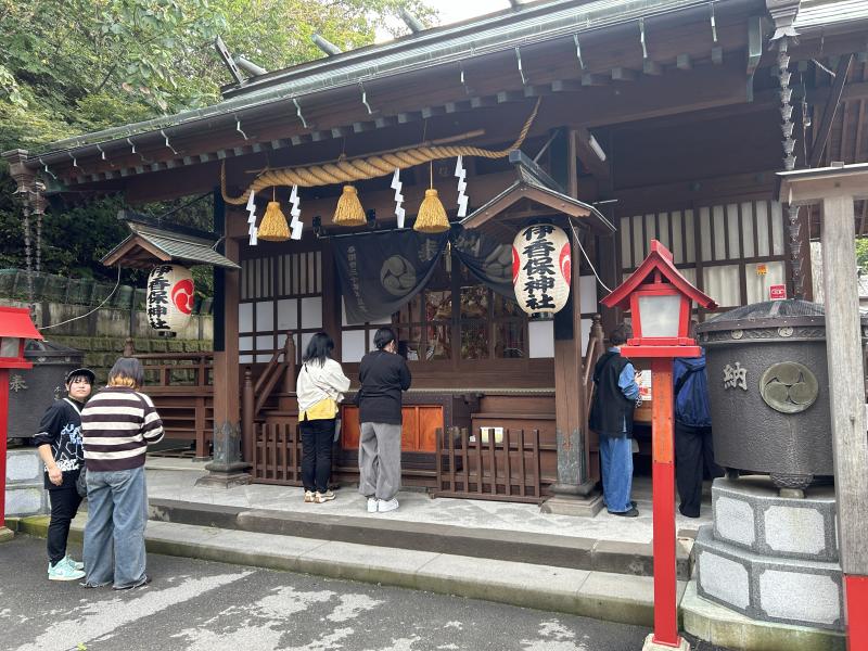 365段の階段を登り伊香保神社でお参り