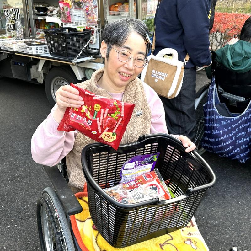 欲しかったお菓子をゲット！