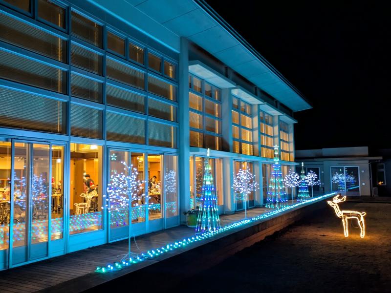 愛正園もクリスマスムードに．．．