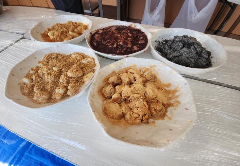 今回は、大根・あんこ・ごま・きなこ・納豆の5種類を作りました！！