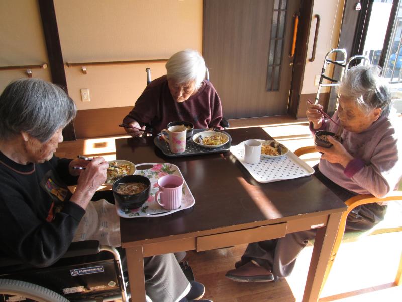 サテユニット飯　けんちん蕎麦＆天ぷら編