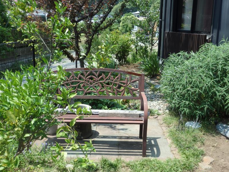 散歩中にちょっと休憩