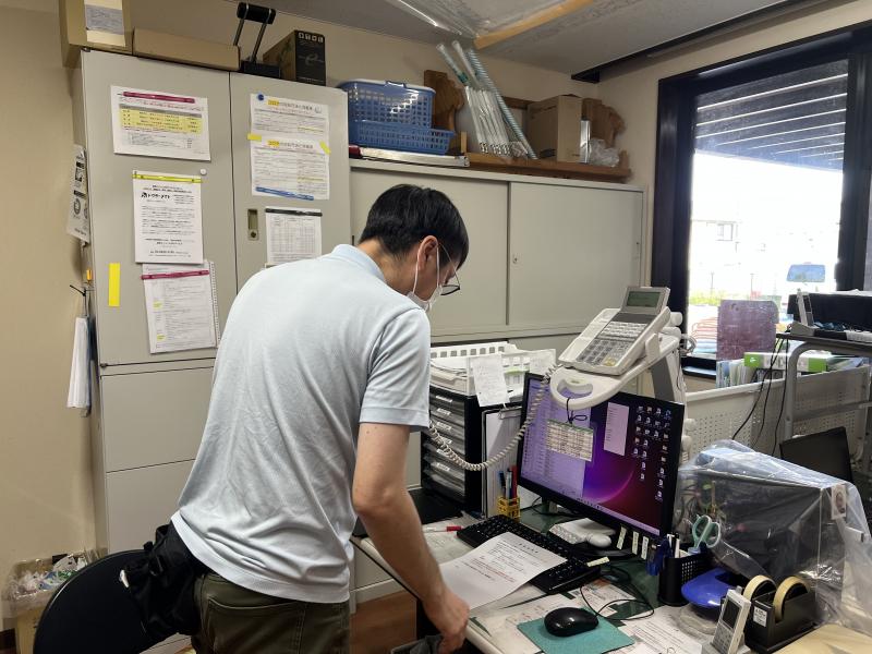 通報中：火事です！消防車の出動をお願いします！