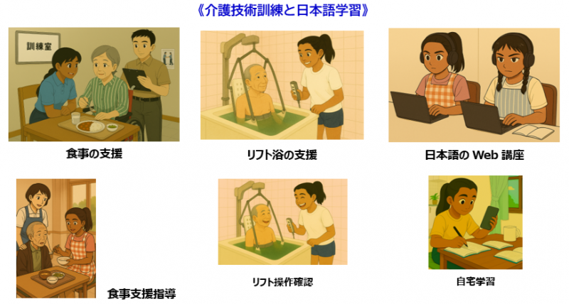 外国人介護実習生　夏物語🌴