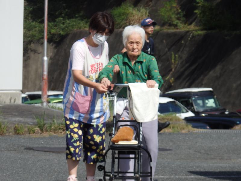 松籟荘避難訓練　２０２５．８