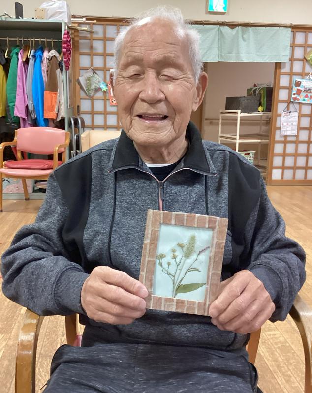 押し花の作品作り