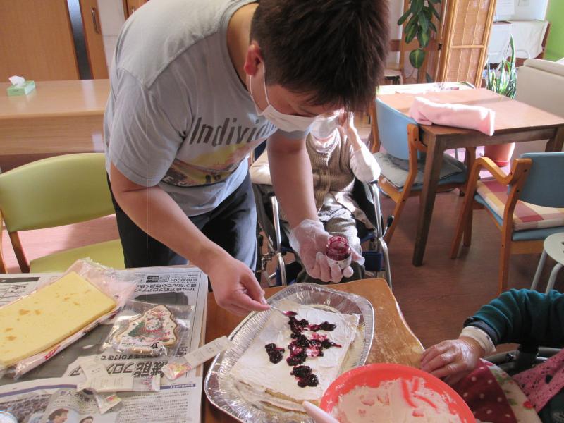 西町2丁目　手作りのクリスマスケーキ