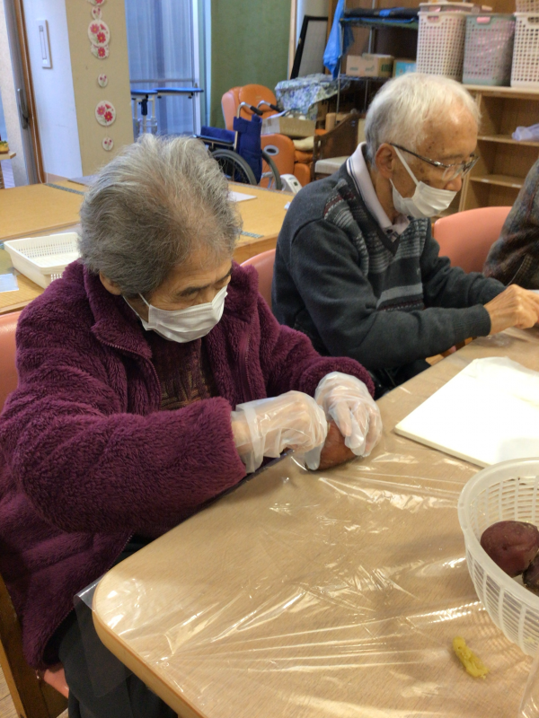 七並べと干し芋作り