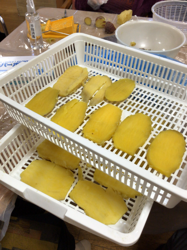 七並べと干し芋作り