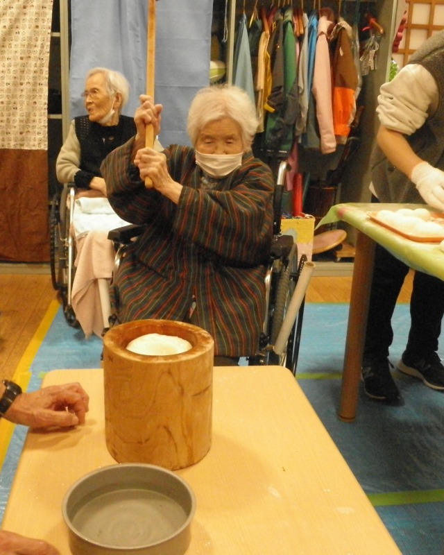 松籟荘餅つき会