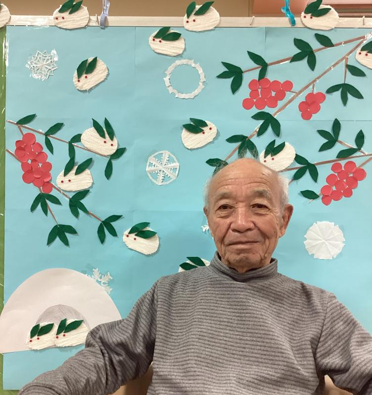 『デイ新年会～福笑いとお汁粉～』